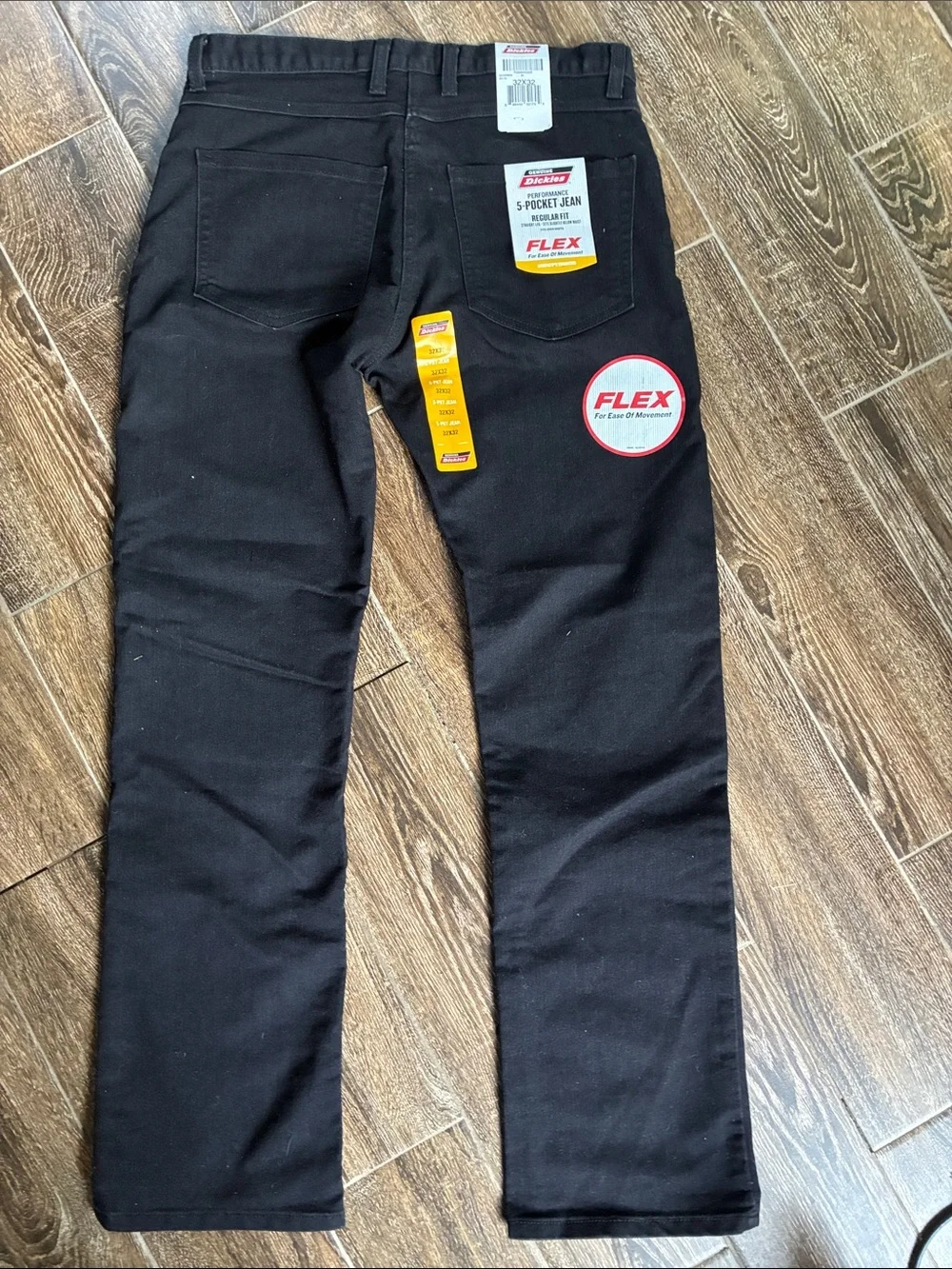 Dickies Men's Straight Black Jeans